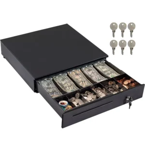 Payflex 16″ Auto‑Open Cash Drawer – 5 Bill / 6 Coin