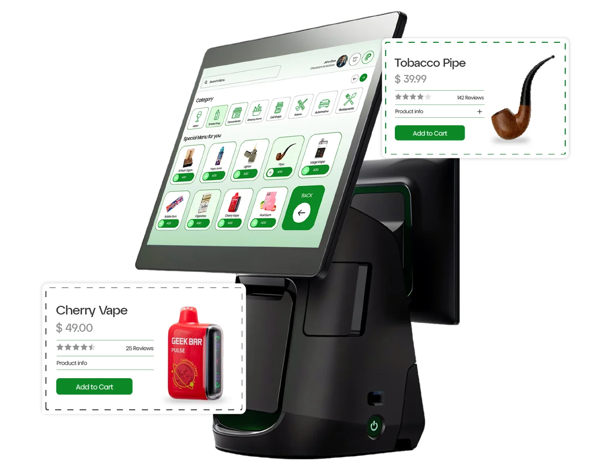 Vape, Cigar or Smoke Shop POS System That Powerup Your Sales