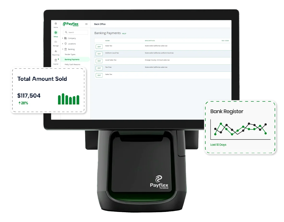 Vape Shop POS System Integrated Banking & Payments